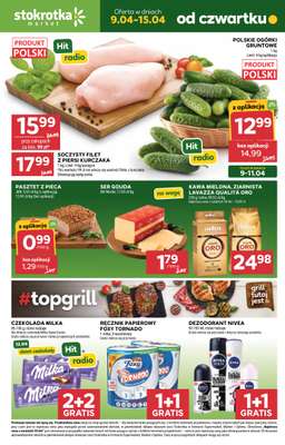 Stokrotka - gazetka promocyjna Gazetka Market od czwartku 09.04 do środy 15.04