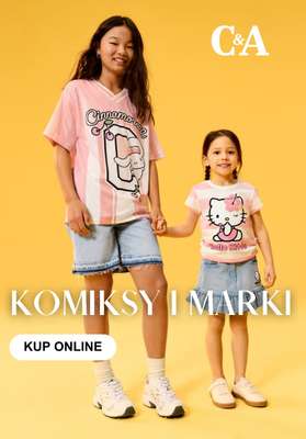 C&A - gazetka promocyjna Komiksy i marki od środy 08.04 