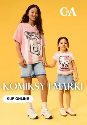 C&A - gazetka promocyjna Komiksy i marki od środy 08.04 