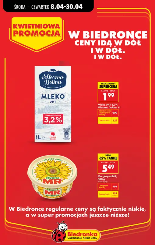 Biedronka - gazetka promocyjna Kwietniowa promocja   - strona 2