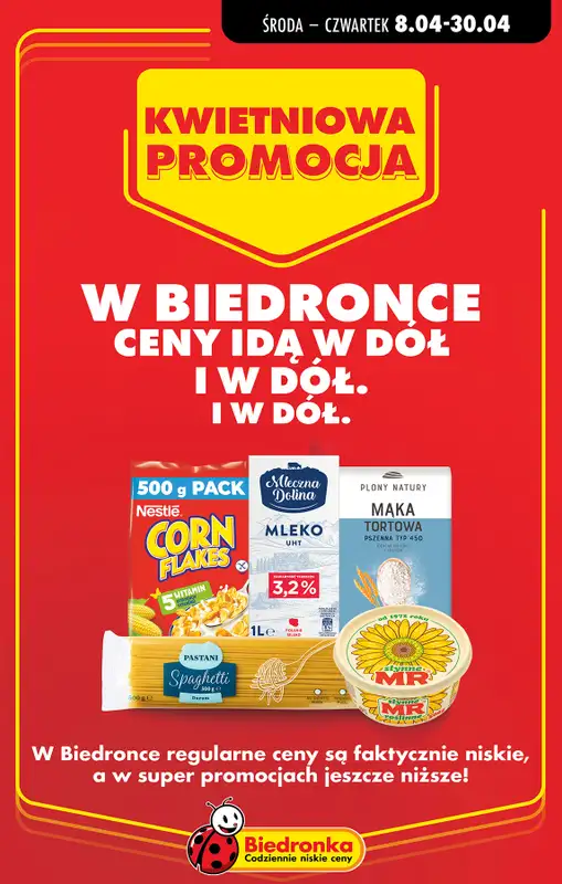 Biedronka - gazetka promocyjna Kwietniowa promocja  