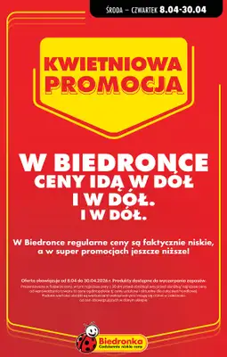 Biedronka - gazetka promocyjna Kwietniowa promocja od środy 08.04 do czwartku 30.04 - strona 21