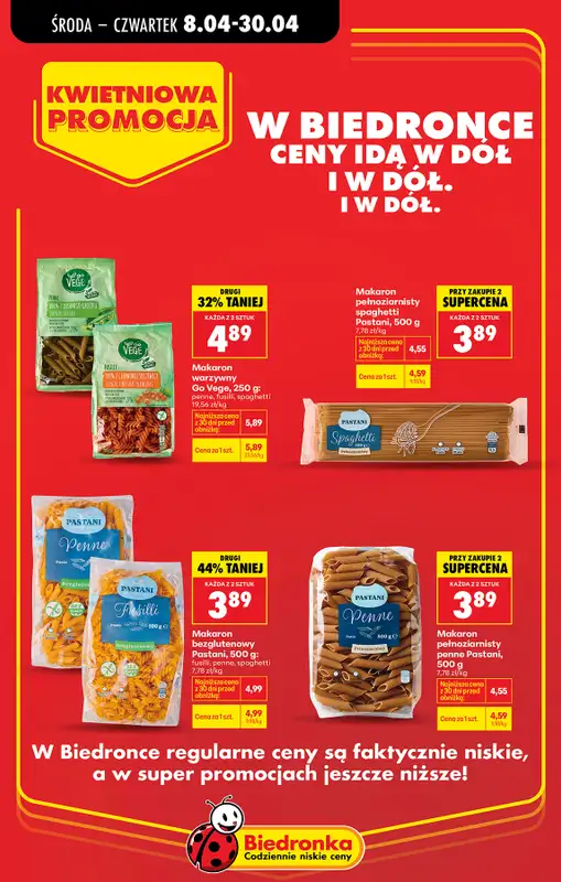 Biedronka - gazetka promocyjna Kwietniowa promocja od środy 08.04 do czwartku 30.04 - strona 12