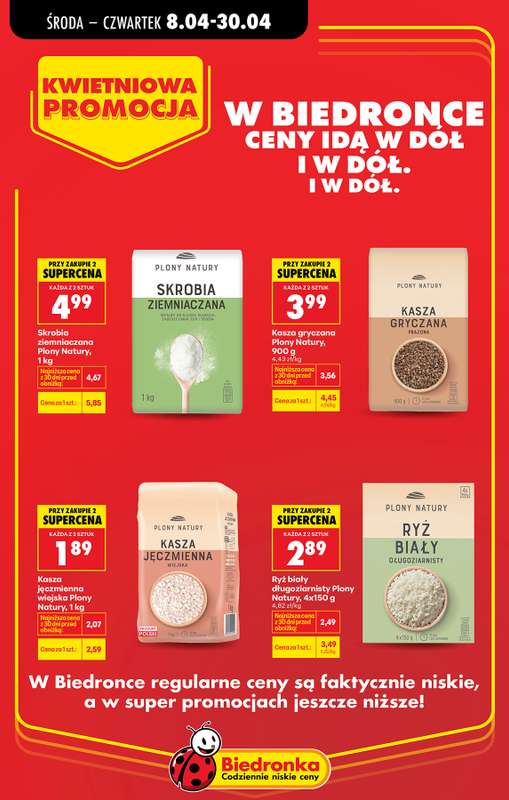 Biedronka - gazetka promocyjna Kwietniowa promocja od środy 08.04 do czwartku 30.04 - strona 9