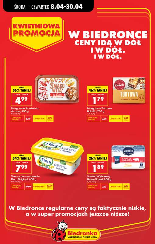 Biedronka - gazetka promocyjna Kwietniowa promocja od środy 08.04 do czwartku 30.04 - strona 6