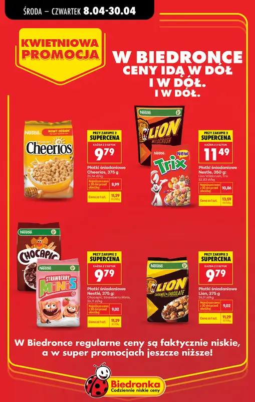 Biedronka - gazetka promocyjna Kwietniowa promocja od środy 08.04 do czwartku 30.04 - strona 20