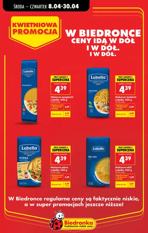 Biedronka - gazetka promocyjna Kwietniowa promocja od środy 08.04 do czwartku 30.04 - strona 10