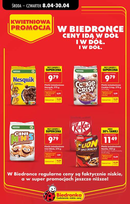 Biedronka - gazetka promocyjna Kwietniowa promocja od środy 08.04 do czwartku 30.04 - strona 19