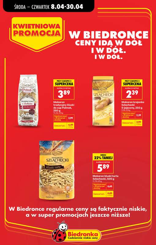 Biedronka - gazetka promocyjna Kwietniowa promocja od środy 08.04 do czwartku 30.04 - strona 16