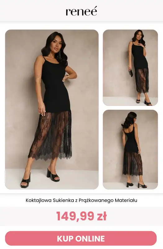 Renee - gazetka promocyjna Trend: Koronki i Przezroczystości od środy 08.04 do niedzieli 19.04 - strona 9