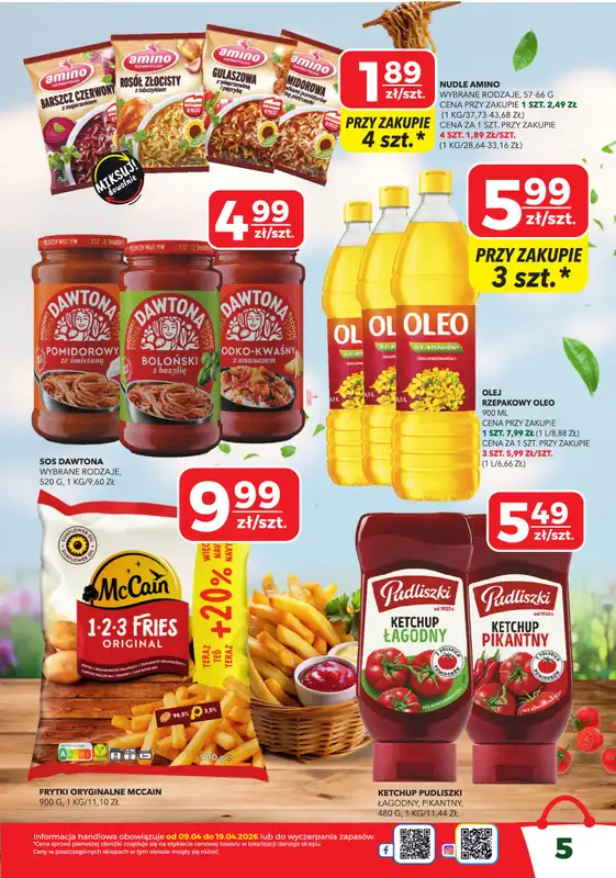 Top Market - gazetka promocyjna Gazetka od czwartku 09.04 do niedzieli 19.04 - strona 5