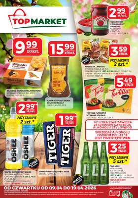 Top Market - gazetka promocyjna Gazetka od czwartku 09.04 do niedzieli 19.04