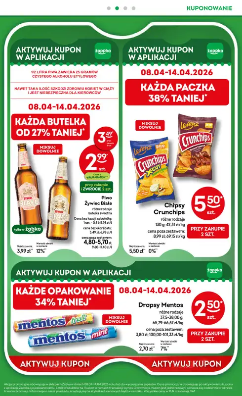 Żabka - gazetka promocyjna Gazetka od środy 08.04 do wtorku 21.04 - strona 33