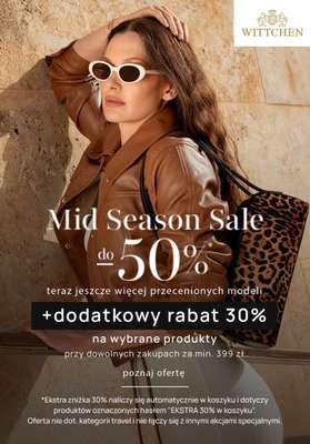 BEST SALE - gazetka promocyjna Wittchen | Dodatkowe -30% na wybrane produkty od środy 08.04 