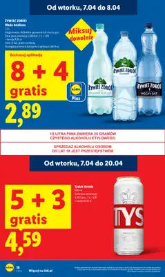 Lidl - gazetka promocyjna Oferta od wtorku od wtorku 07.04 do środy 08.04 - strona 18