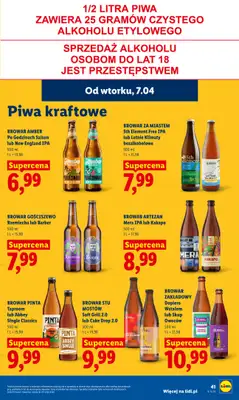 Lidl - gazetka promocyjna Oferta od wtorku od wtorku 07.04 do środy 08.04 - strona 41