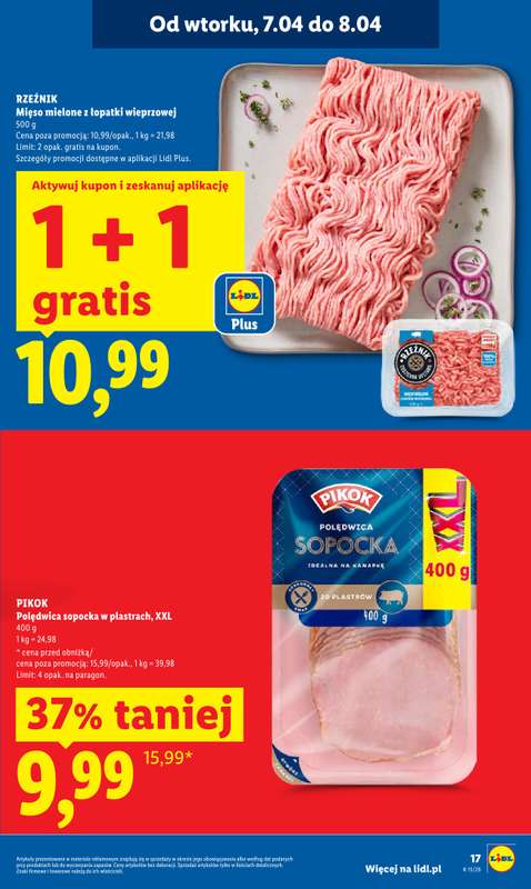 Lidl - gazetka promocyjna Oferta od wtorku od wtorku 07.04 do środy 08.04 - strona 17