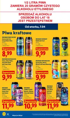 Lidl - gazetka promocyjna Oferta od wtorku od wtorku 07.04 do środy 08.04 - strona 40