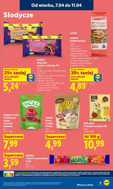 Lidl - gazetka promocyjna Oferta od wtorku od wtorku 07.04 do środy 08.04 - strona 49