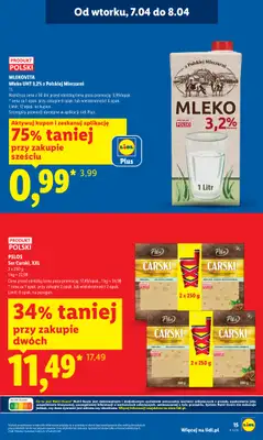 Lidl - gazetka promocyjna Oferta od wtorku od wtorku 07.04 do środy 08.04 - strona 15