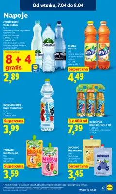 Lidl - gazetka promocyjna Oferta od wtorku od wtorku 07.04 do środy 08.04 - strona 37