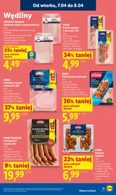 Lidl - gazetka promocyjna Oferta od wtorku od wtorku 07.04 do środy 08.04 - strona 31