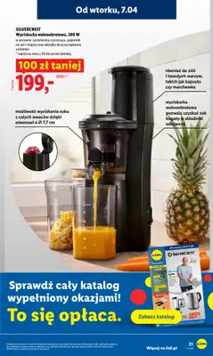 Lidl - gazetka promocyjna Oferta od wtorku od wtorku 07.04 do środy 08.04 - strona 21