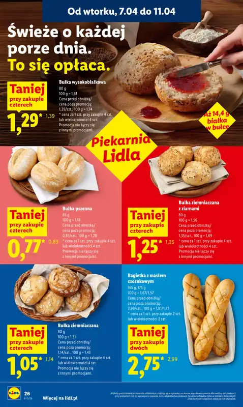 Lidl - gazetka promocyjna Oferta od wtorku od wtorku 07.04 do środy 08.04 - strona 26