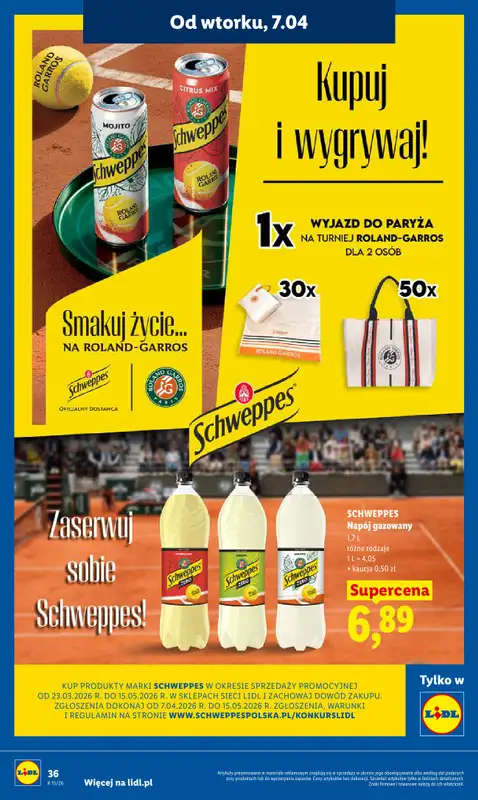 Lidl - gazetka promocyjna Oferta od wtorku od wtorku 07.04 do środy 08.04 - strona 36