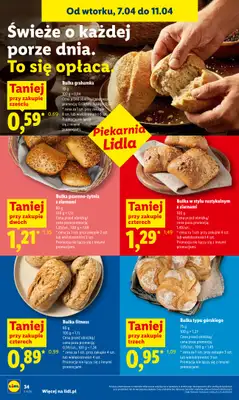 Lidl - gazetka promocyjna Oferta od czwartku od czwartku 09.04 do soboty 11.04 - strona 34