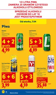 Lidl - gazetka promocyjna Oferta od czwartku od czwartku 09.04 do soboty 11.04 - strona 50
