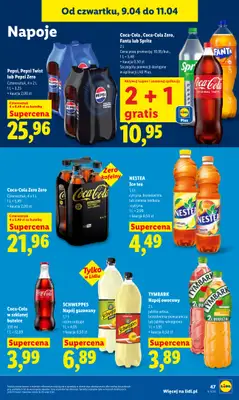 Lidl - gazetka promocyjna Oferta od czwartku od czwartku 09.04 do soboty 11.04 - strona 49