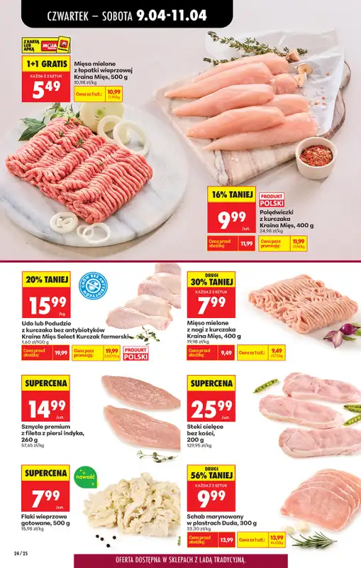 Biedronka - gazetka promocyjna Od czwartku, Z ladą tradycyjną od czwartku 09.04 do środy 15.04 - strona 34