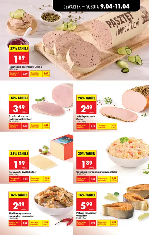 Biedronka - gazetka promocyjna Od czwartku, Z ladą tradycyjną od czwartku 09.04 do środy 15.04 - strona 33