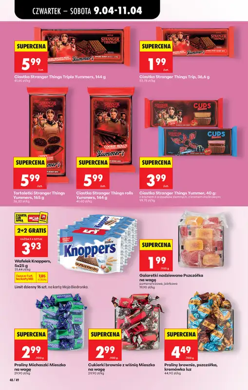 Biedronka - gazetka promocyjna Od czwartku, Z ladą tradycyjną od czwartku 09.04 do środy 15.04 - strona 66