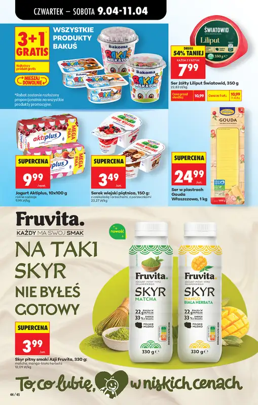 Biedronka - gazetka promocyjna Od czwartku, Z ladą tradycyjną od czwartku 09.04 do środy 15.04 - strona 60