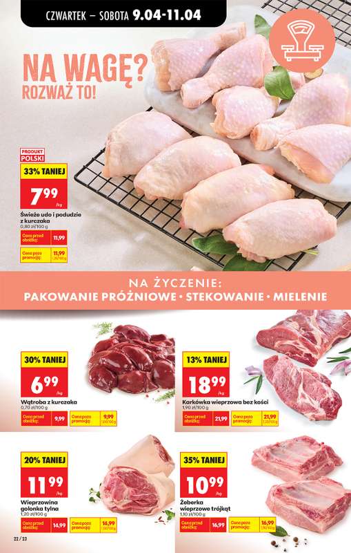 Biedronka - gazetka promocyjna Od czwartku, Z ladą tradycyjną od czwartku 09.04 do środy 15.04 - strona 32