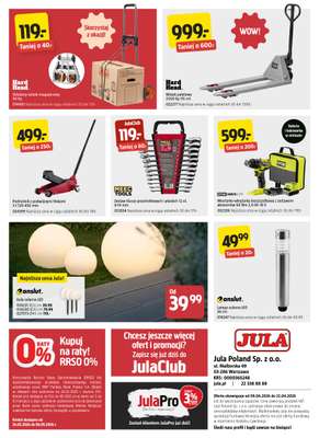 Jula - gazetka promocyjna Gazetka od czwartku 09.04 do środy 22.04 - strona 10