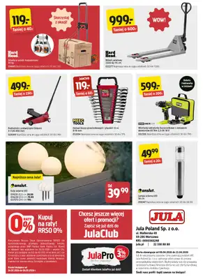 Jula - gazetka promocyjna Gazetka od czwartku 09.04 do środy 22.04 - strona 10