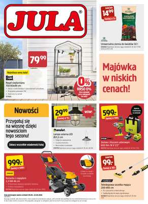 Jula - gazetka promocyjna Gazetka od czwartku 09.04 do środy 22.04