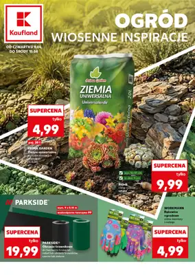 Kaufland - gazetka promocyjna Oferta Kaufland - Ogród od czwartku 09.04 do środy 15.04