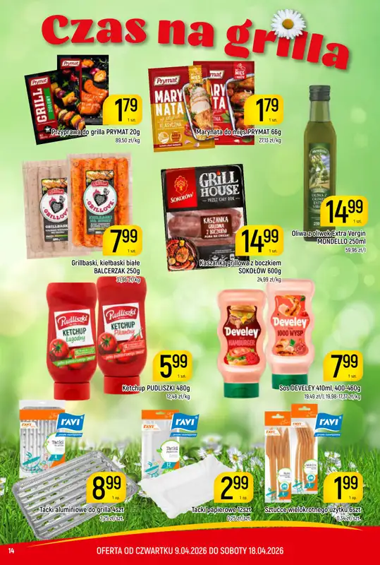 Delikatesy Piotruś Pan - gazetka promocyjna Gazetka od czwartku 09.04 do soboty 18.04 - strona 14