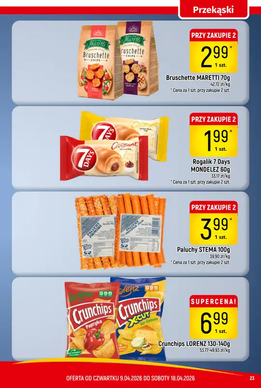 Delikatesy Piotruś Pan - gazetka promocyjna Gazetka od czwartku 09.04 do soboty 18.04 - strona 23