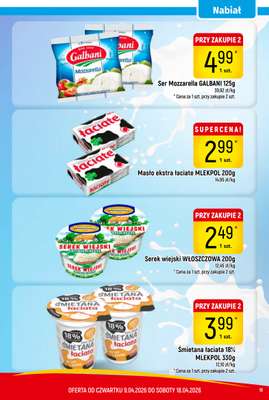 Śmietana łaciata 18% MLEKPOL 330g