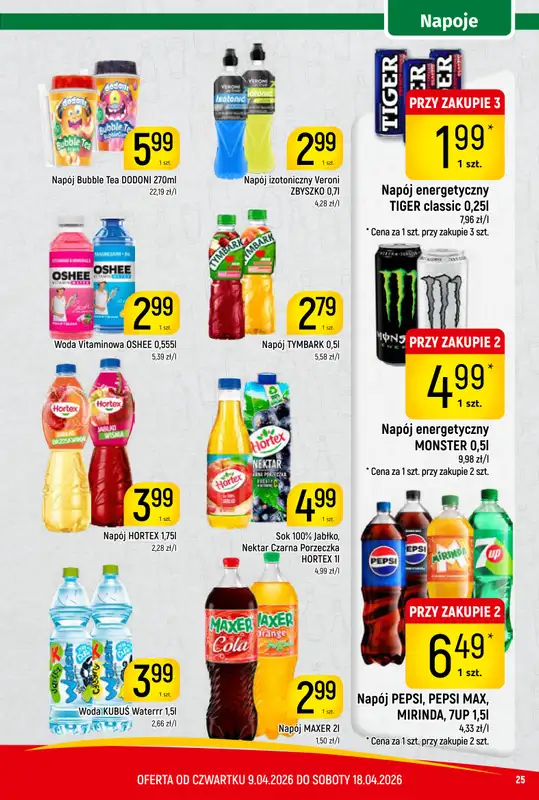 Delikatesy Piotruś Pan - gazetka promocyjna Gazetka od czwartku 09.04 do soboty 18.04 - strona 25