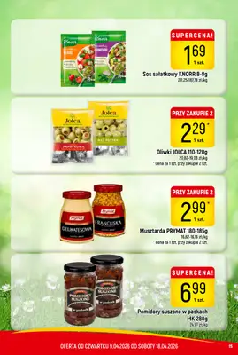 Delikatesy Piotruś Pan - gazetka promocyjna Gazetka od czwartku 09.04 do soboty 18.04 - strona 15
