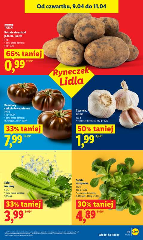 Lidl - gazetka promocyjna Oferta od czwartku od czwartku 09.04 do soboty 11.04 - strona 31