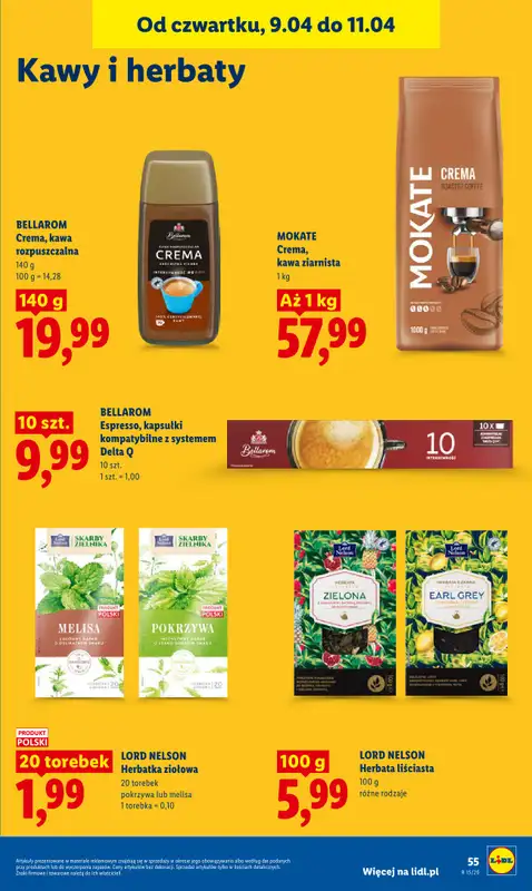 Lidl - gazetka promocyjna Oferta od czwartku od czwartku 09.04 do soboty 11.04 - strona 57
