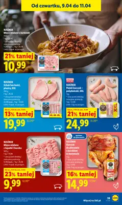 Lidl - gazetka promocyjna Oferta od czwartku od czwartku 09.04 do soboty 11.04 - strona 39