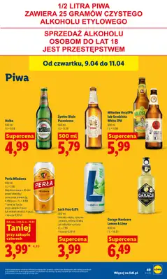 Lidl - gazetka promocyjna Oferta od czwartku od czwartku 09.04 do soboty 11.04 - strona 51